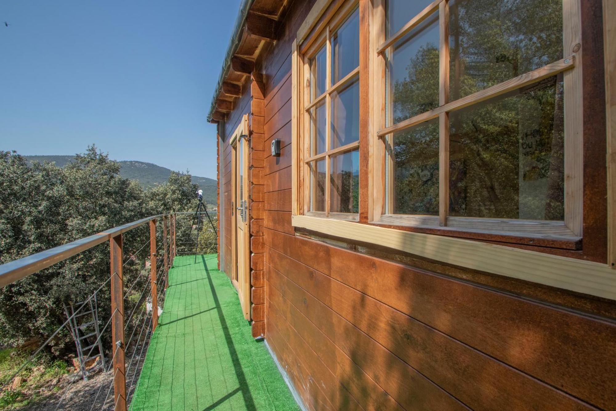 Sublime Cabane Perchee Climatise Avec Spa Et Cinema Vue Panoramique Le Mas Des Faraches Solliès-Toucas Exterior foto